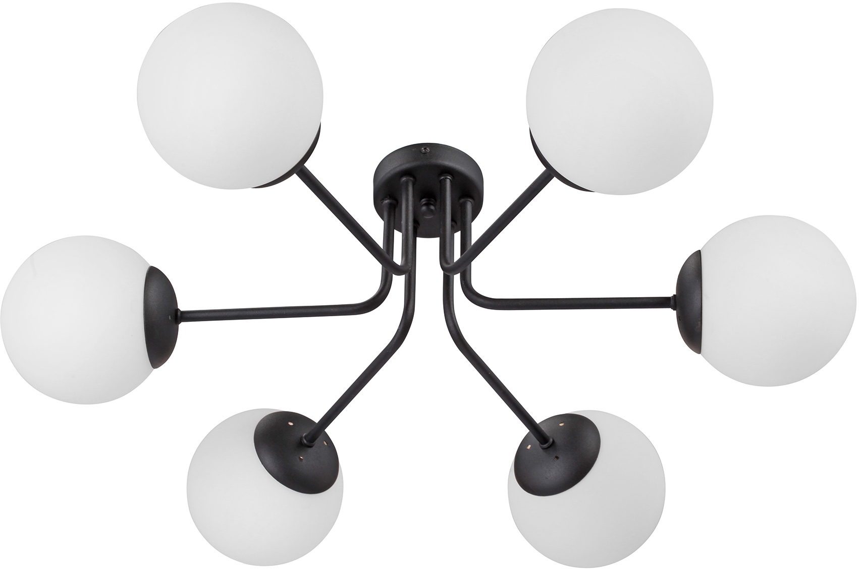 Изображение товара Потолочная люстра Vitaluce V4995-1/6PL в форме шара с 6 плафонами