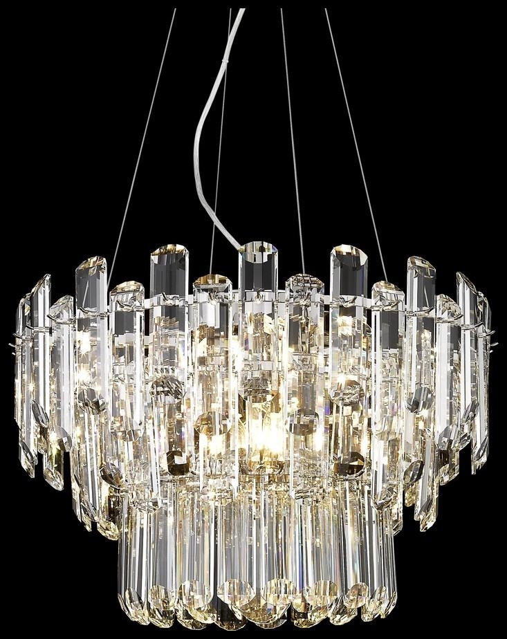 Изображение товара Подвесная хрустальная люстра Wertmark Lazzara WE107.09.103 классика стекло металл