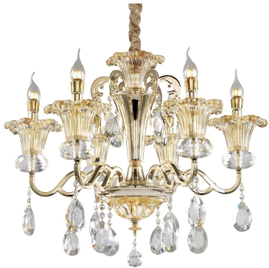 Изображение товара Подвесная люстра Wertmark Manuela WE371.06.303 классика декоративные элементы хрусталь