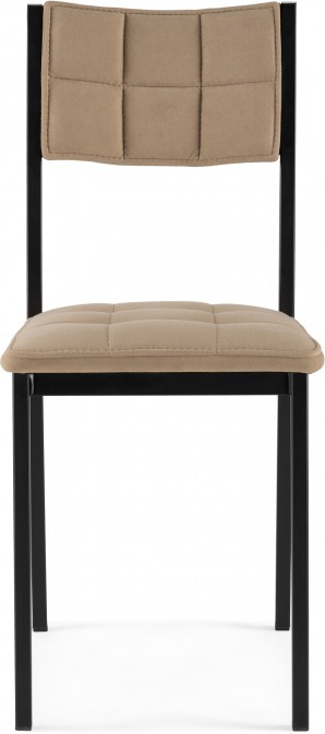 Изображение товара Обеденный стул Бекал латте черный матовый - стильный и прочный