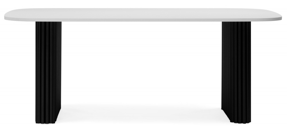 Изображение товара Кухонный стол Notta Бавария металл пленка черный 200 см