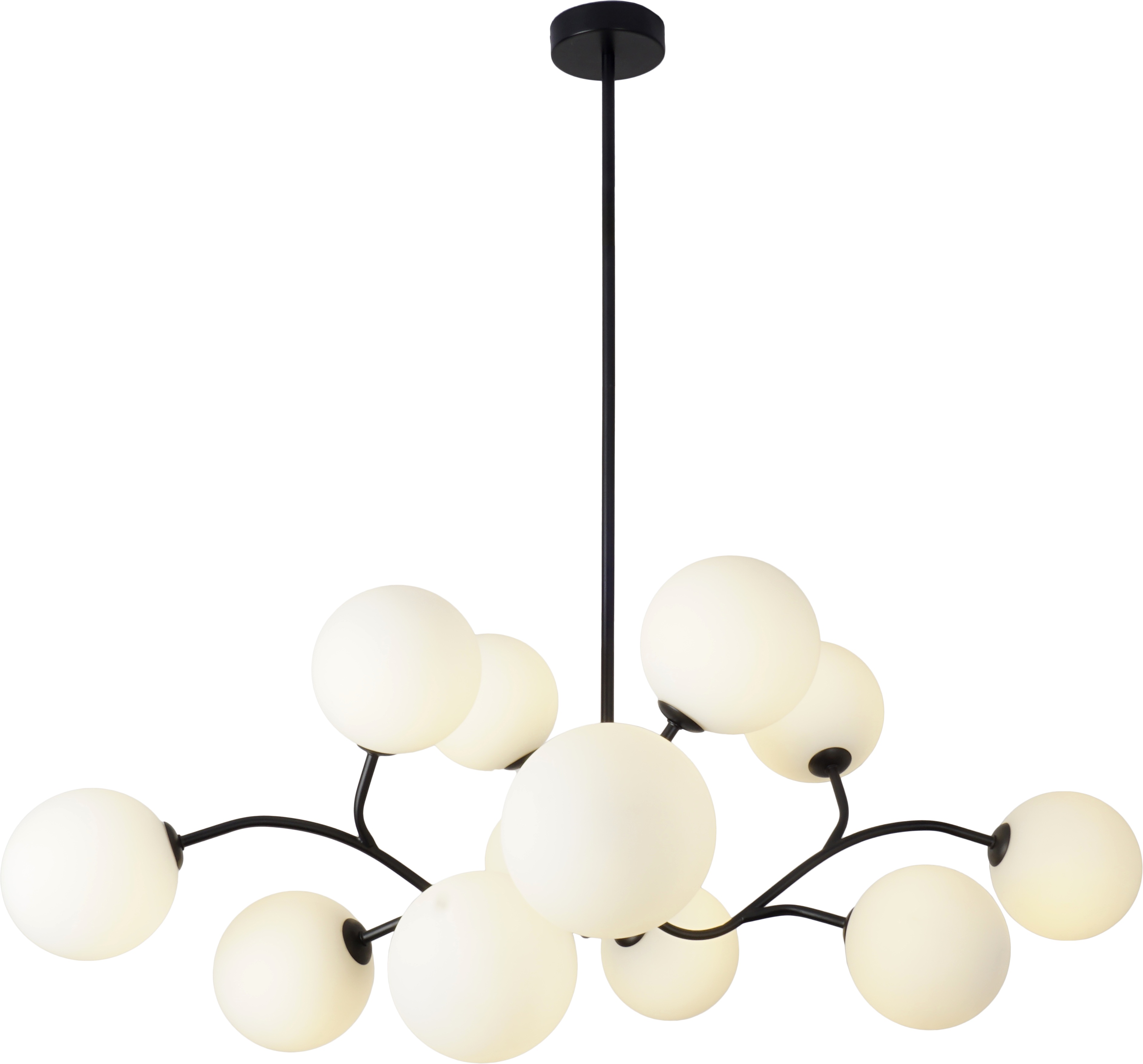 Изображение товара Потолочная люстра Zortes Blo ZRS.1178.12 на штанге 12 шариков стиль модерн