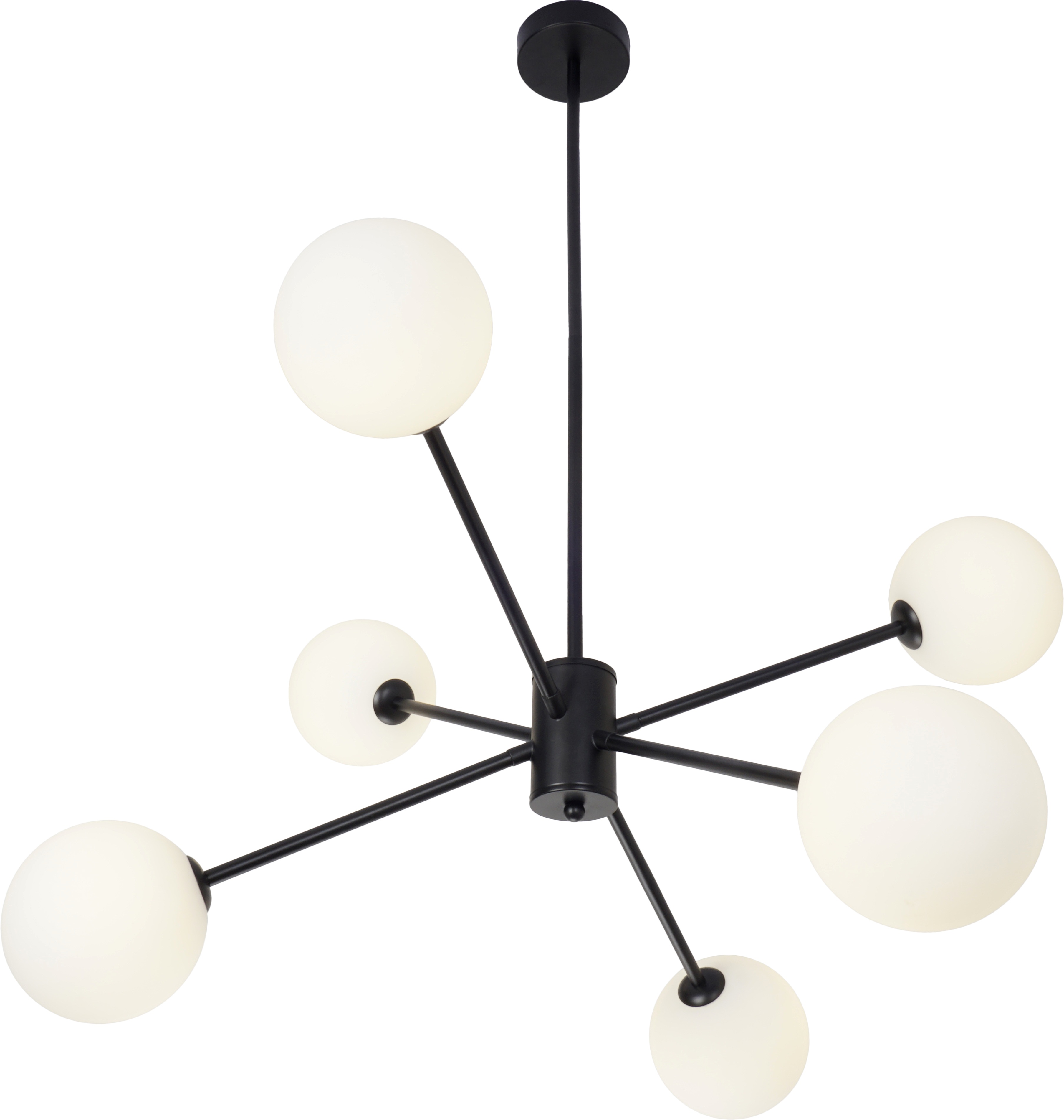 Изображение товара Потолочная люстра IP21 на штанге Zortes Ragy ZRS.1883.6 шарики