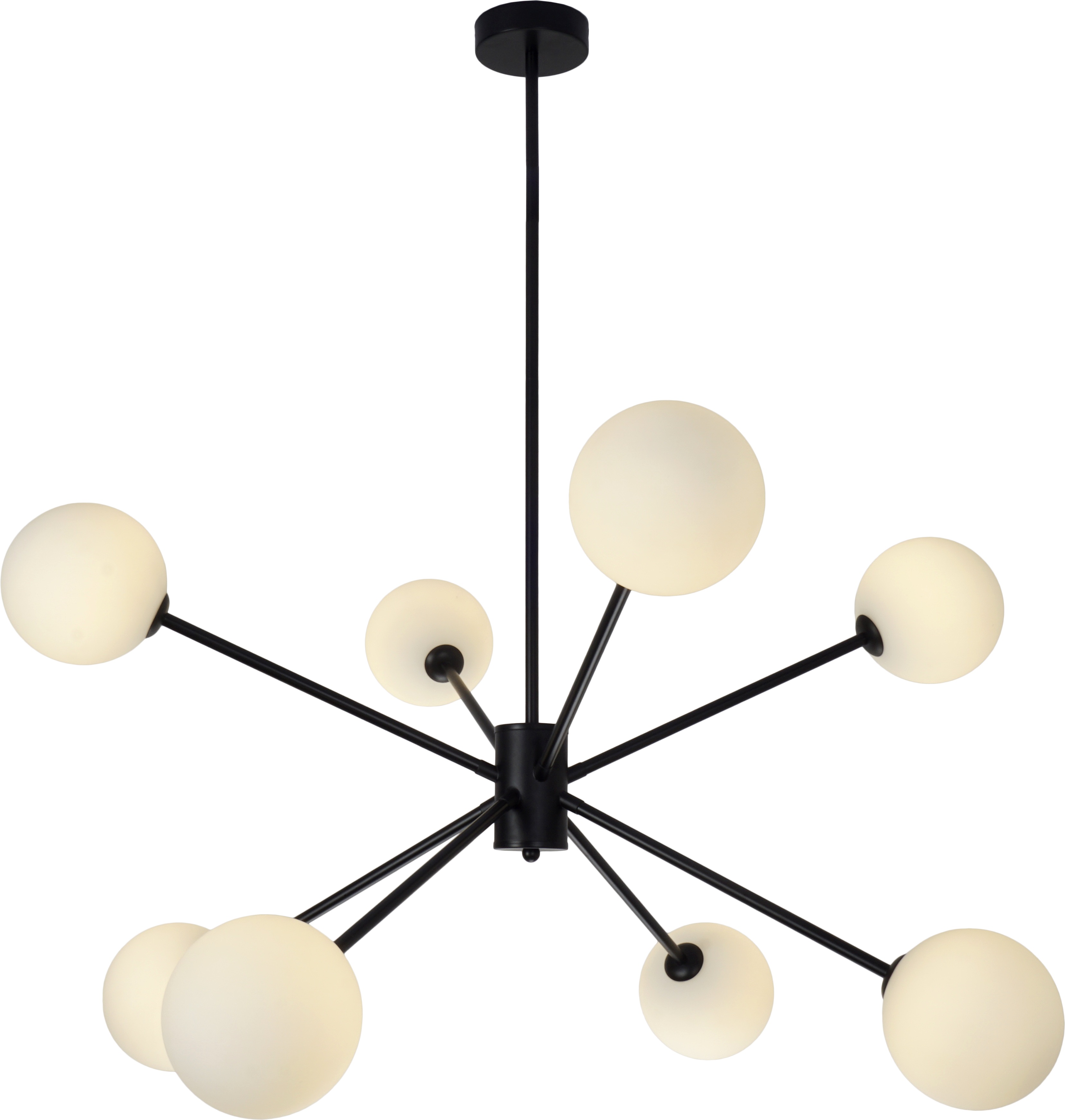 Изображение товара Потолочная люстра IP21 на штанге Zortes Ragy ZRS.1883.8 шарики