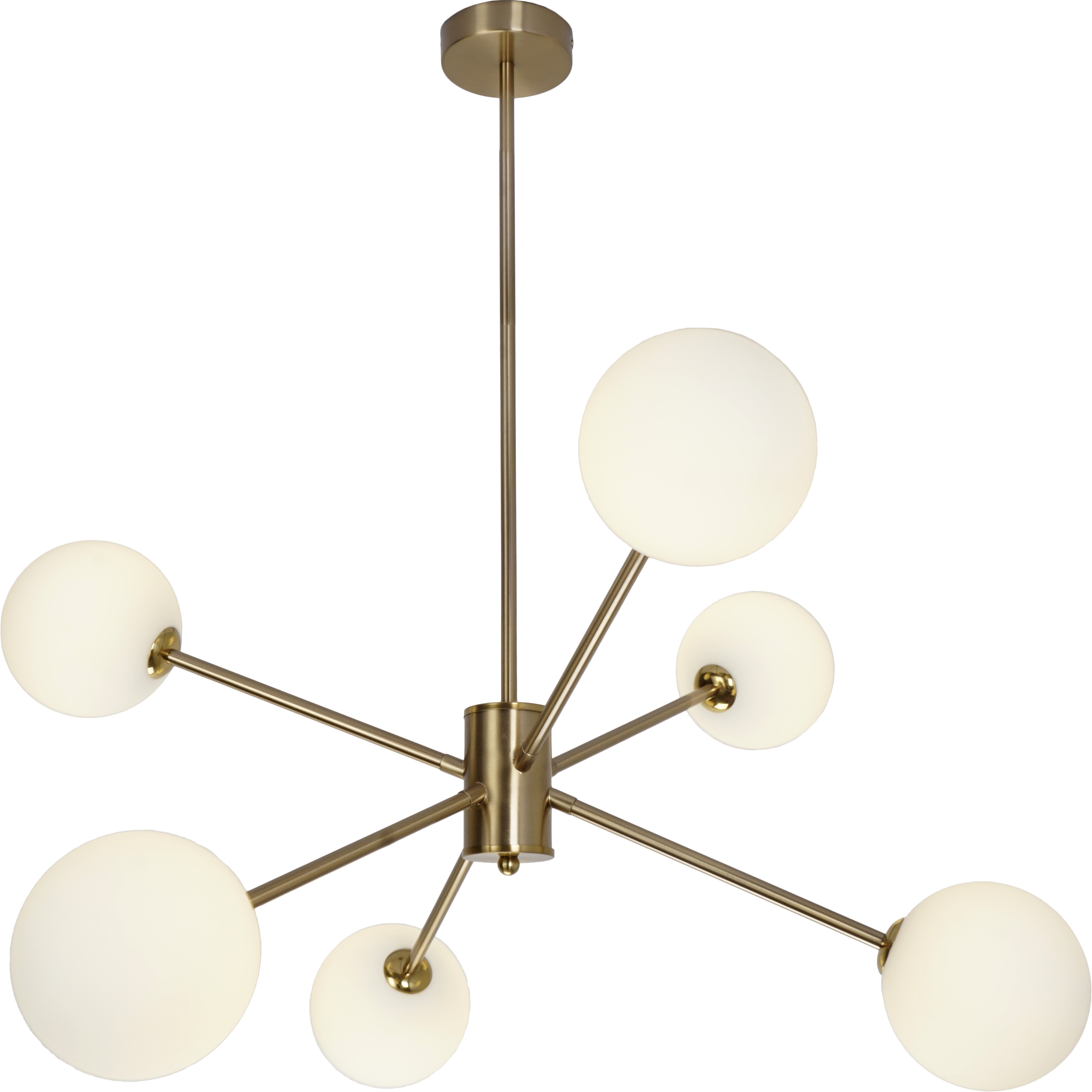 Изображение товара Потолочная люстра IP21 на штанге Zortes Ragy ZRS.1893.06 шарики