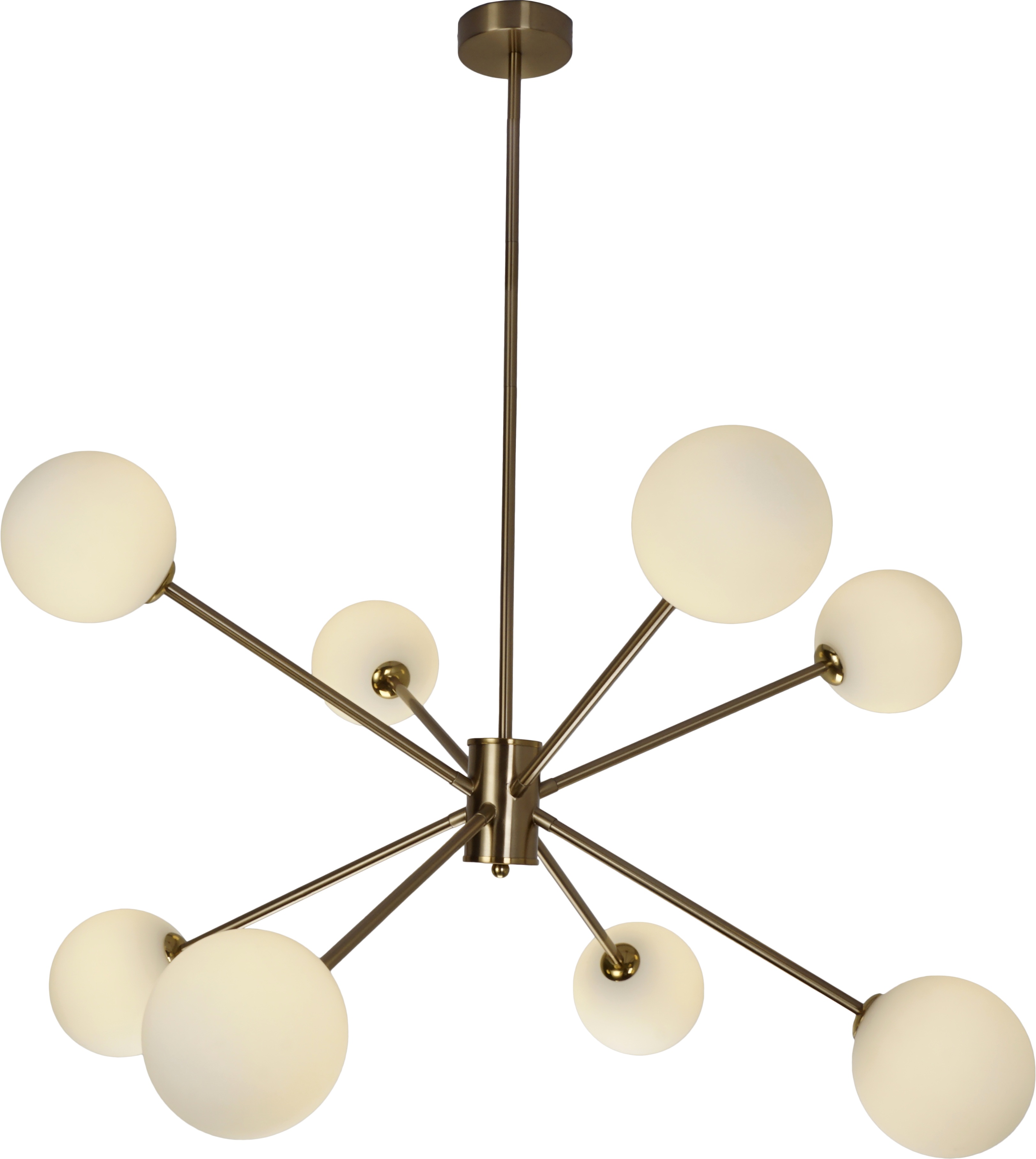 Изображение товара Потолочная люстра IP21 на штанге Zortes Ragy ZRS.1893.08 шарики