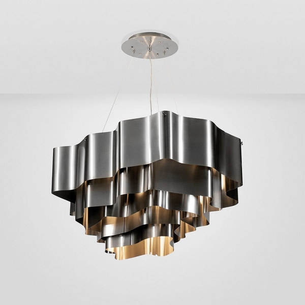 

Подвесной светильник 2К Светомастерская Stream 011 СS301 (нержавеющая сталь), Серебро, Stream 011 СS301