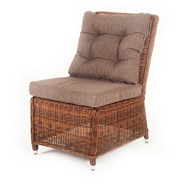 

Плетеный центральный модуль дивана, цвет коричневый 4SIS Бергамо YH-C1509W brown, Бергамо YH-C1509W brown