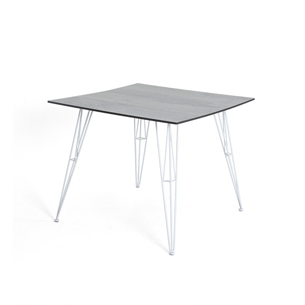 

Обеденный стол из HPL квадратный 80х80см, цвет светло-серый 4SIS Руссо 0404-80-80-SHT-TU10, Руссо 0404-80-80-SHT-TU10