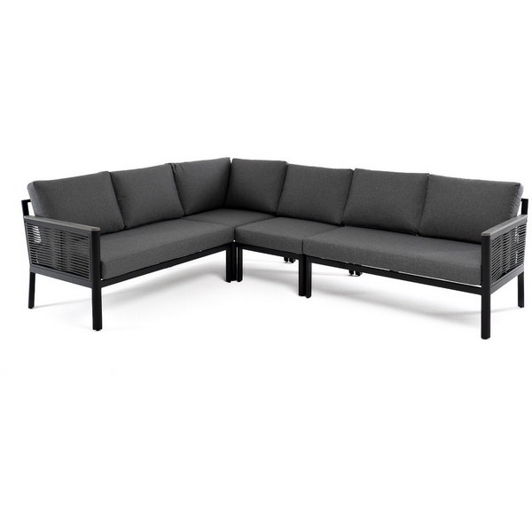 

"Париж" угловой модульный диван, каркас из алюминия, цвет серый 4SIS арт.УТ-00008437, Париж PAR-MS-GFS4762-6 grey