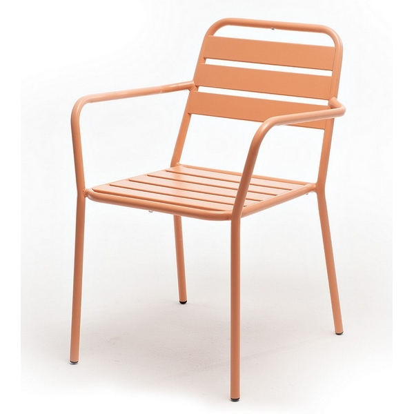 

"Дионис" стул с обработкой против ржавчины, стальной каркас, цвет светло-коралловый 4SIS арт.УТ-00008538, MC19301A coral