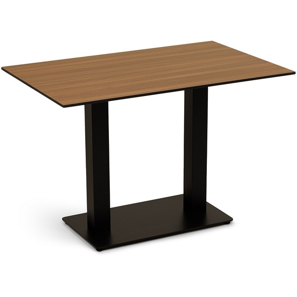 

Каффе стол из HPL 110х70см, цвет дуб, подстолье стальное двойное 4SIS УТ-00010088, Каффе OAK-110-70-CHIN(MF-201)