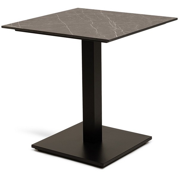 

Каффе стол из HPL квадратный 70х70см, цвет серый мрамор 4SIS УТ-00010633, Каффе D3102H-70-70-M500