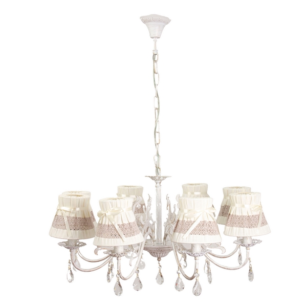 

Подвесная люстра Abrasax L.5401-8CREAM/G, Белый, L.5401-8CREAM/G