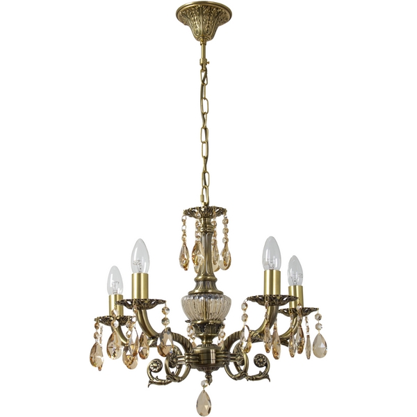 

Подвесная люстра Abrasax Sylvia L.8110-5BR, Бронза, Sylvia L.8110-5BR
