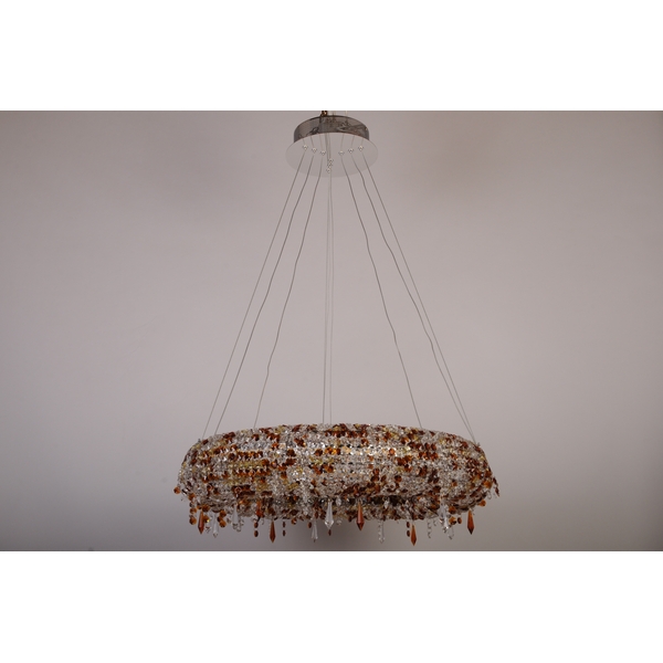 

Подвесная люстра Abrasax L.8301-8 BROWN, Янтарный, L.8301-8 BROWN