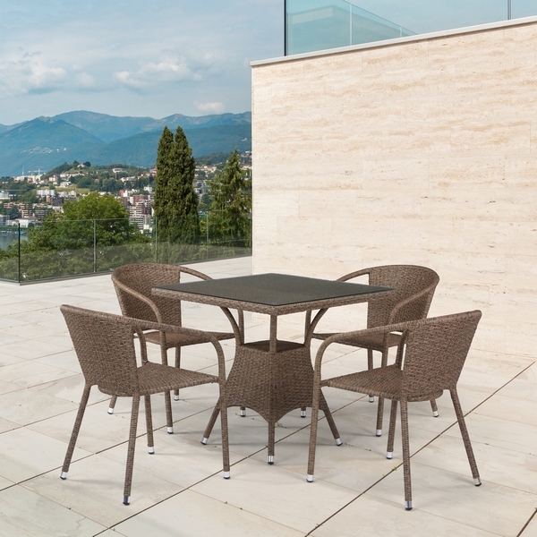 

Комплект мебели из иск. ротанга Afina T197BT/Y137C-W56 Light brown (4+1), Коричневый, T197BT/Y137C-W56 Light brown 4Pcs