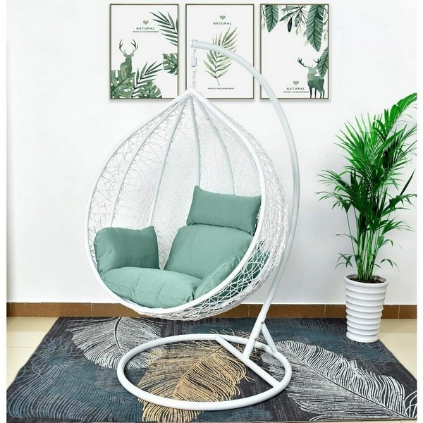 

Подвесное кресло Afina AFM-168A-XL White/Green, AFM-168A-XL White/Green