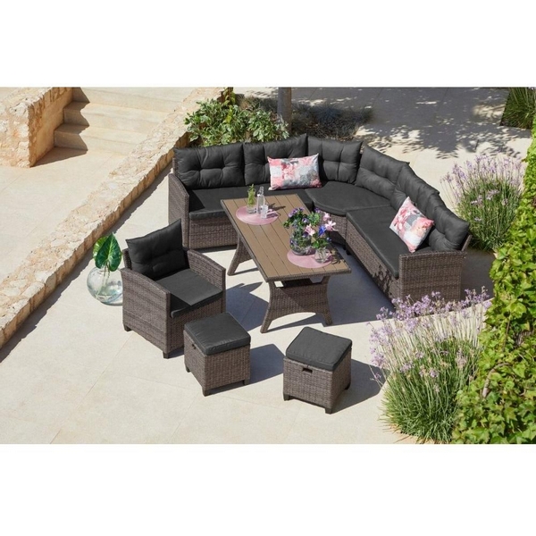 

Комплект плетеной мебели Afina AFM-373G Grey, Серый, AFM-373G Grey
