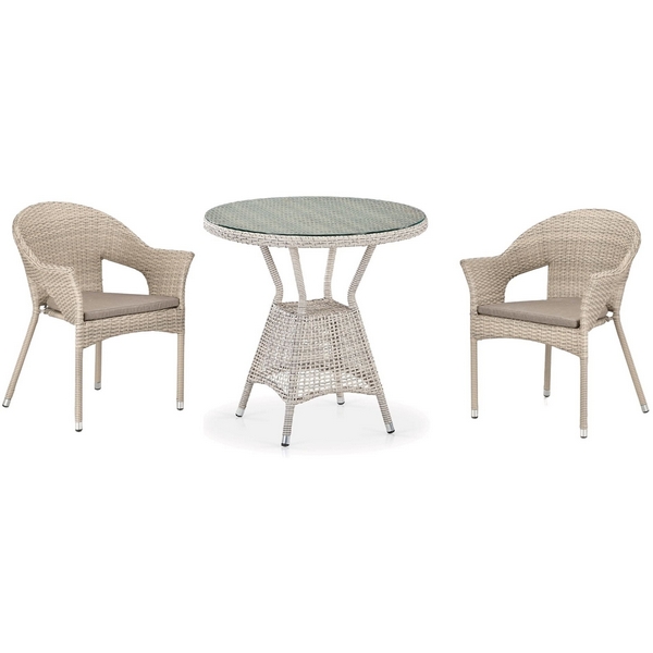 

Комплект мебели T705ANT/Y79C-W85 (2+1) цвет Латте Afina, T705ANT/Y79C-W85 Latte 2Pcs