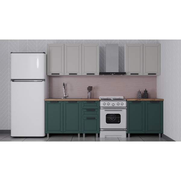 

ГК Аленушка 2 м Лилия Керамика/Изумруд, черный (без столешницы), Бежевый;зеленый, Лилия 00-00240859