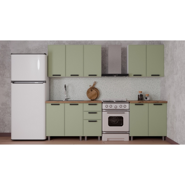 Изображение товара Набор мебели для кухни ГК Аленушка 2 м Магнолия Фисташка Зеленый