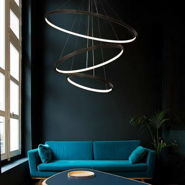 

Подвесной светильник светодиодные Alfa Light F0424-14 кольцо, Черный, F0424-14