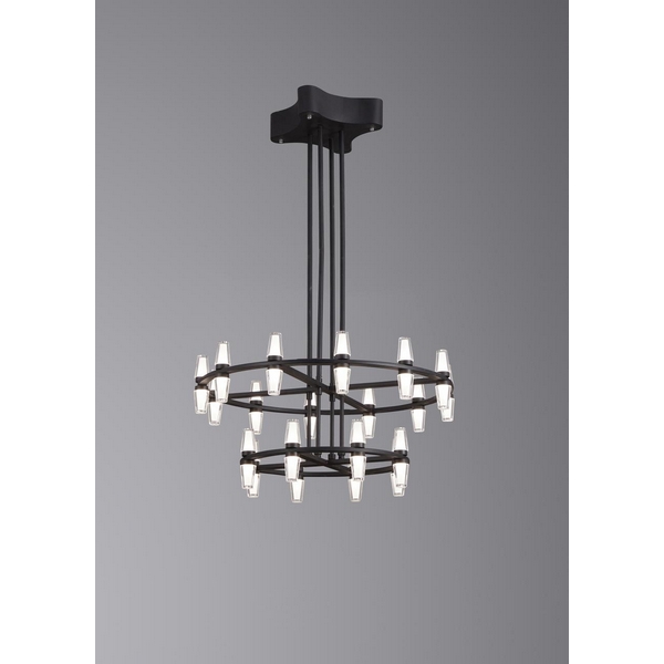 

Потолочная LED люстра на штанге Alfa Light F3024-57, Черный, F3024-57