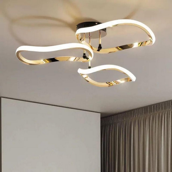 

Потолочная LED люстра на штанге Alfa Light F3224-116, Золото, F3224-116