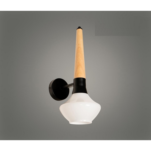 Изображение товара Настенное бра Alfa Light F4124-10 в стиле модерн с конусным матовым плафоном