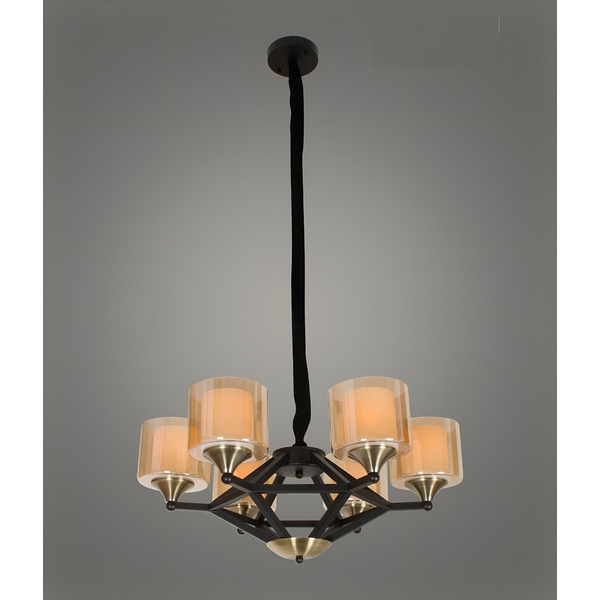 

Подвесная люстра Alfa Light F4124-56, Янтарный, F4124-56