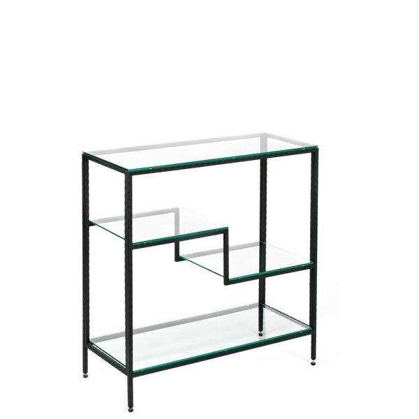 

Консольный стол AllConsoles 1013-CB loft clear черный муар, 1013-CB loft clear