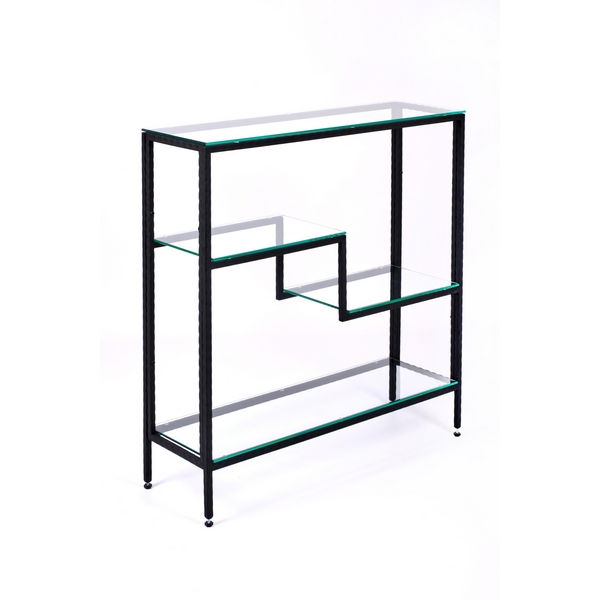 

Консольный стол AllConsoles 1014-CB loft clear черный муар, 1014-CB loft clear
