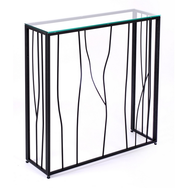 

Консольный стол AllConsoles 1024-CB clear черный муар, 1024-CB clear