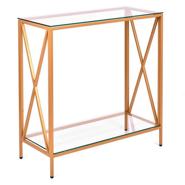 

Консольный стол AllConsoles 1033-CG clear золотой, Золотой;прозрачный, 1033-CG clear