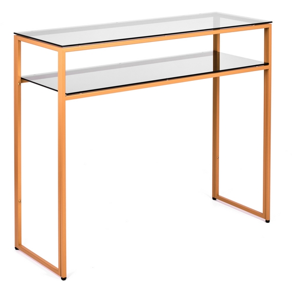 

Консольный стол AllConsoles 1041-CG grey золотой, Золотой;прозрачный, 1041-CG grey