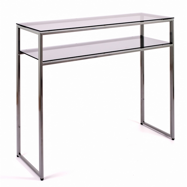

Консольный стол AllConsoles 1041-CS grey серебряный, Серый;прозрачный, 1041-CS grey