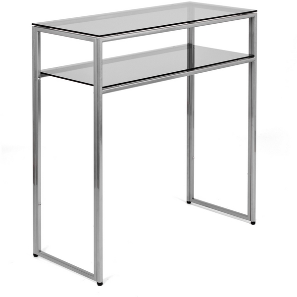 

Консольный стол AllConsoles 1043-CS grey серебряный, Серый;прозрачный, 1043-CS grey