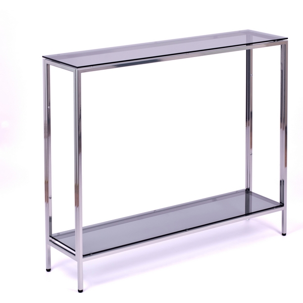 

Консольный стол AllConsoles 1082-CS grey серебряный, Серый;прозрачный, 1082-CS grey