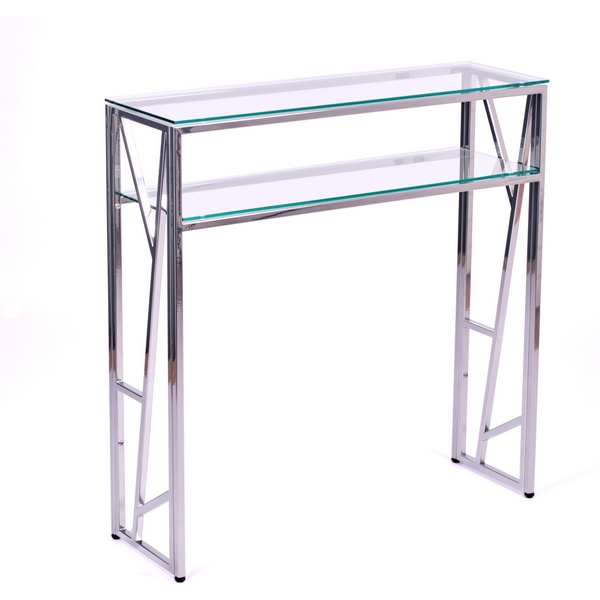 

Консольный стол AllConsoles 1094-CS clear серебряный, 1094-CS clear