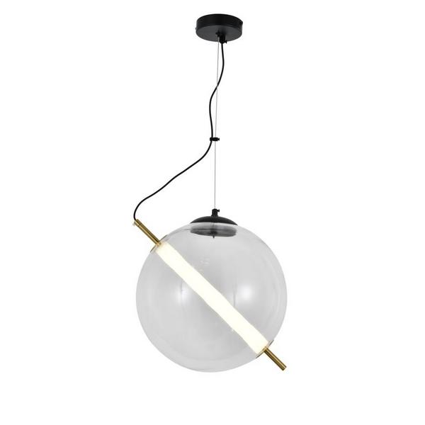 

Подвесной светильник AM Group AM497 D300 Transparent color в форме шара, Бронза, AM497 D300 Transparent color