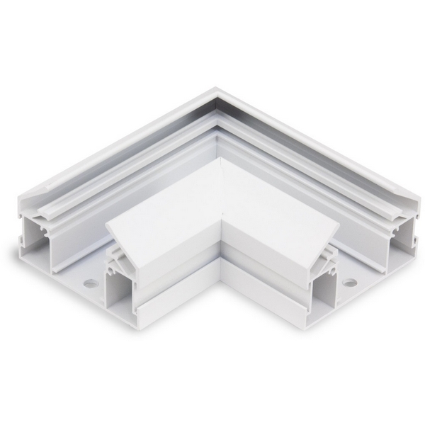 

Угловой соединитель горизонтальный для шинопровода с закладным профилем белый для натяжного потолка ПВХ AM Group AM540 WH SMART, AM540 WH SMART