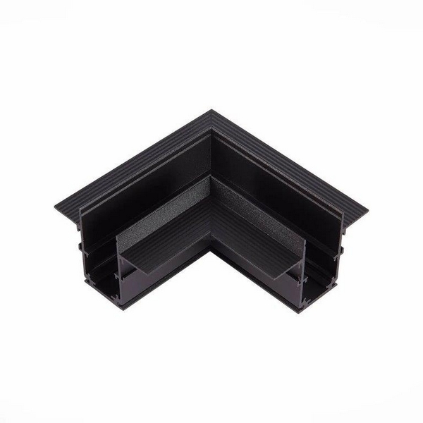 

Угловой соединитель горизонтальный для встраиваемого шинопровода черный AM Group AM546 BK SMART, AM546 BK SMART