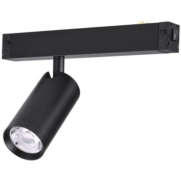 Трековый светильник однофазный светодиодный 220V 10W AM Group PLAIN CYLINDER AM588 10W 3000K BK