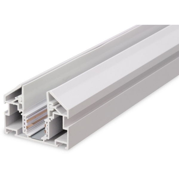 Изображение товара Магнитный шинопровод встраиваемый с закладным профилем для натяжного потолка ПВХ 2 м белый 48V AM Group MAGNET AM537 2M WH