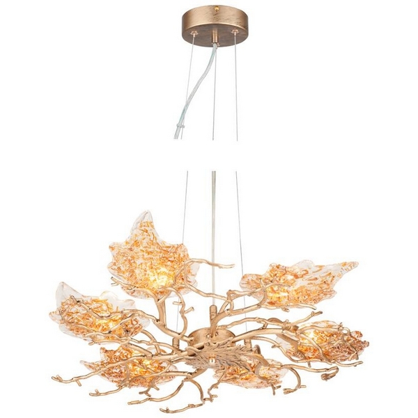 

Подвесная люстра AM Group MAPLE MAPLE SP6, Золото, Maple MAPLE SP6