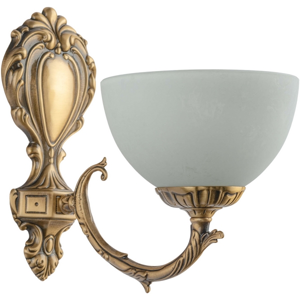 Изображение товара Бра Ambiente 7140/1 AB настенное классическое освещение бронза стекло