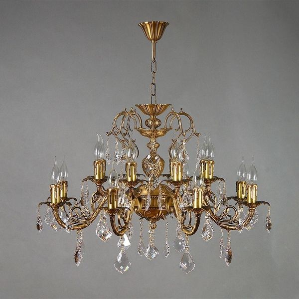 

Подвесная люстра 8888/8+8 AB Ambiente Alicante Leaf Crystal, Бронза, Alicante 8888/8+8 AB Leaf Crystal