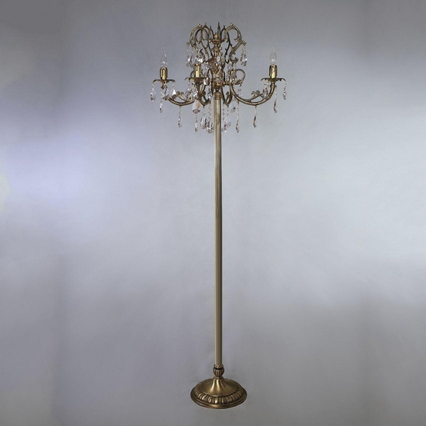 

Торшер хрустальный Ambiente Alicante 8888F/4 AB Leaf Crystal, Бронза, Alicante 8888F/4 AB Leaf Crystal
