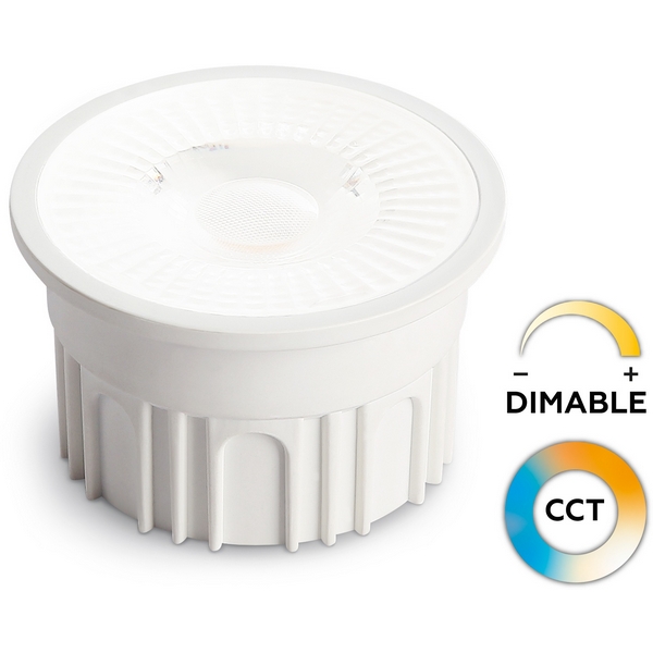 

Светодиодный модуль LED MR16-DD 12W IC 220V 6400K 4000K 2700K CCT Memory Dimmer Ambrella Bulbing 212510, Bulbing 212510